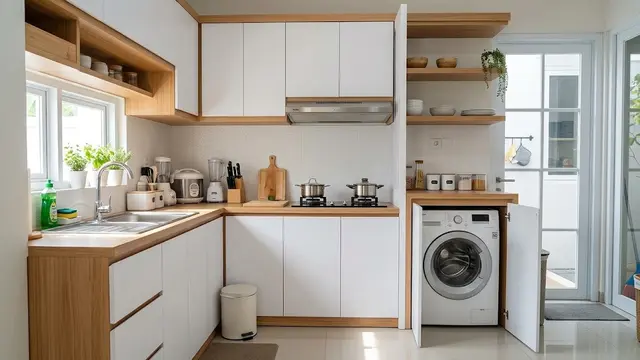 Area Cuci Kompak di Sudut Dapur