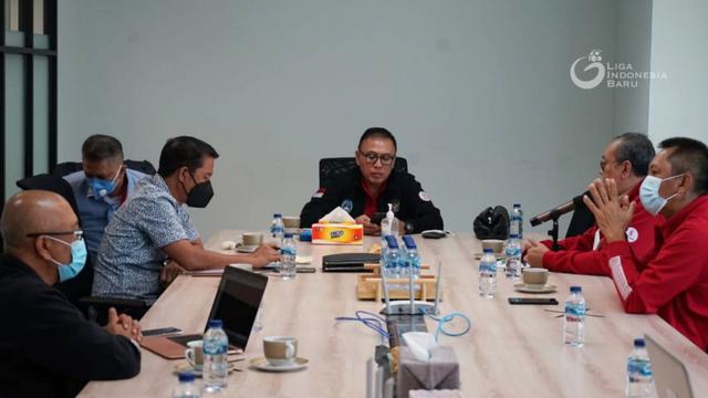 PT LIB menggelar rapat dengan PSSI pada Senin (11/1/2021).