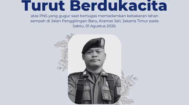 BKN Beri Kenaikan Pangkat Anumerta ke Petugas Damkar Gugur di Kramat Jati