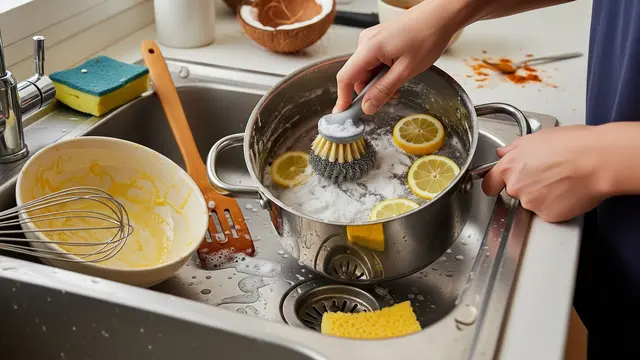 Cara Bersihkan Lemak Peralatan Dapur Usai Masak Hidangan Lebaran, Mudah dan Cepat