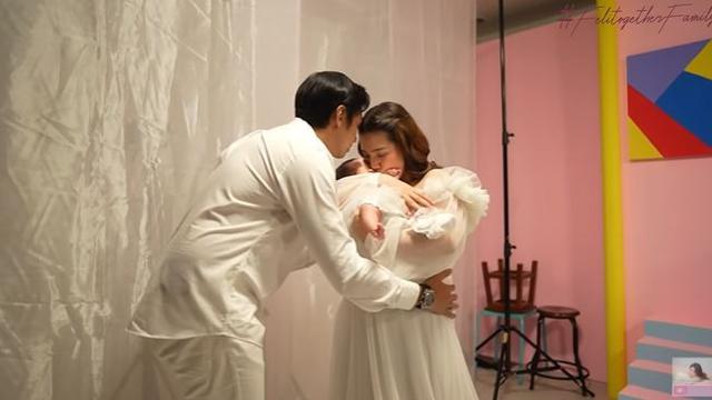 6 Gaya Pemotretan Felicya Angelista dan Caesar Hito Bareng Anak, Tampil Kompak