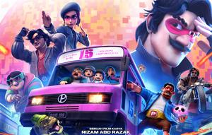 Sinopsis film animasi Papa Zola The Movie, kisah epik seorang ayah pengantar makanan yang harus menyelamatkan putrinya dan Bumi dari invasi alien. (Foto: Dok. MD Pictures)