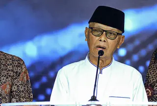 Pertemuan antara Menkominfo Budi Arie Setiadi dan Ketua MUI Anwar Iskandar digelar kantor Kemenkominfo, Jakarta. (Liputan6.com/Angga Yuniar)