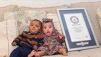 Adiah Laelynn Nadarajah dan Adrial Luka Nadarajah, bayi kembar paling prematur di dunia. (Sumber: guinnessworldrecords.com)