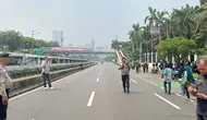 Jalan Gatot Subroto Depan DPR Ditutup Jelang Demo 27 Agustus