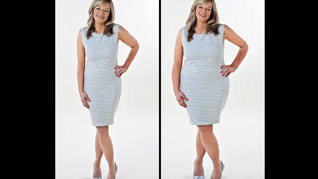 Kiri: ukuran tubuh sebenarnya | Kanan: ukuran tubuh yang dirasakan