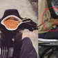 6 Aksi Nyeleneh Orang Makan di Motor Ini Bikin Tepuk Jidat (sumber: Instagram/meme.k.ocak Twitter/outofcontext_id)