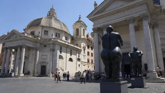 museum terbuka Mendiang seniman Kolombia Botero