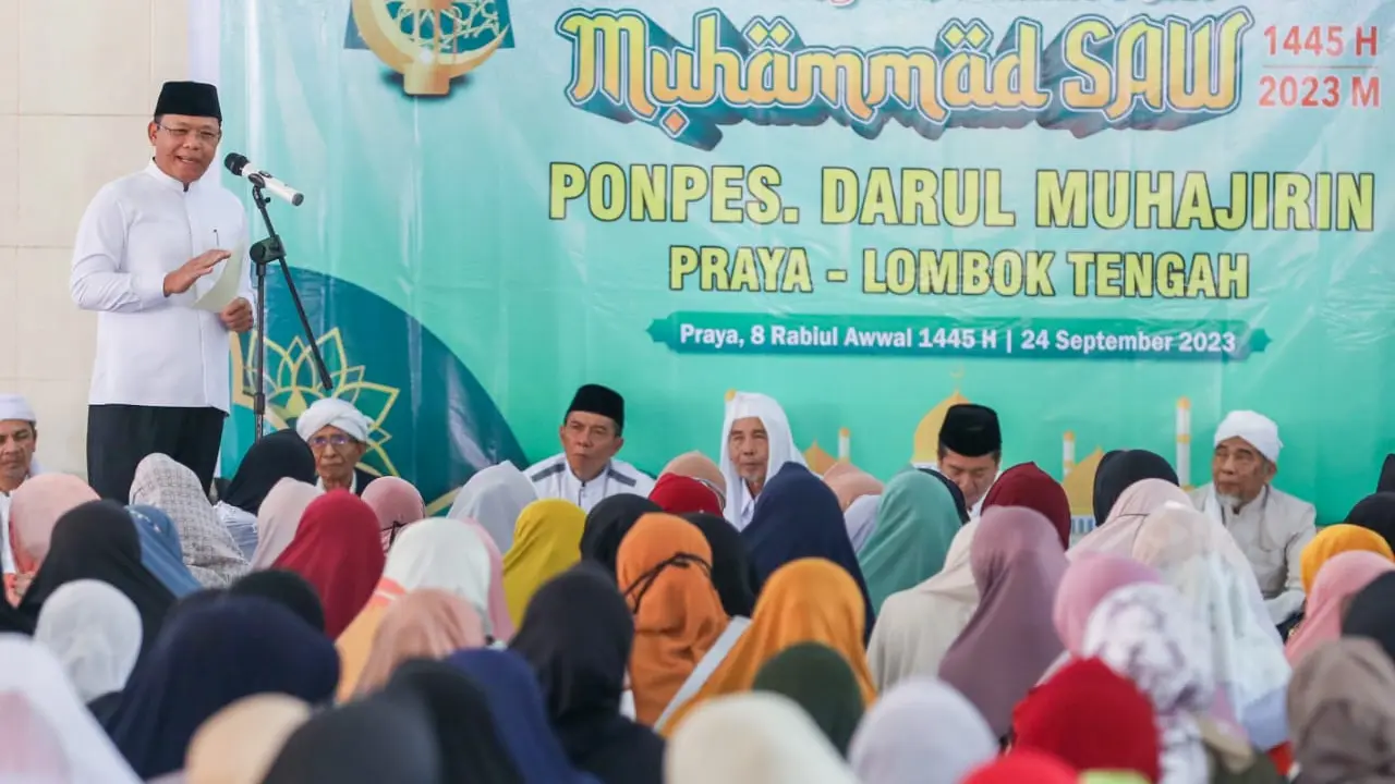 Plt Ketua Umum Partai Persatuan Pembangunan (PPP) Muhamad Mardiono diminta untuk terus menjaga kondusifitas jelang pesta demokrasi atau Pemilu 2024 mendatang, oleh Tuan Guru Syamsul Rijal Najmuddin selaku Pimpinan Ponpes Darul Muhajirin Praya, Lombok Teng