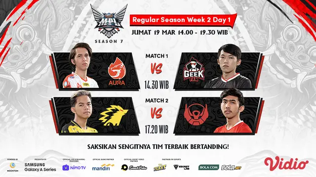 MPL Season 7 Week 4, Jumat 19 Maret 2021