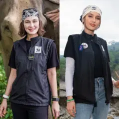 Luna Maya dan Cinta Laura saat Berada di Aceh. [@lunamaya/@claurakiehl]
