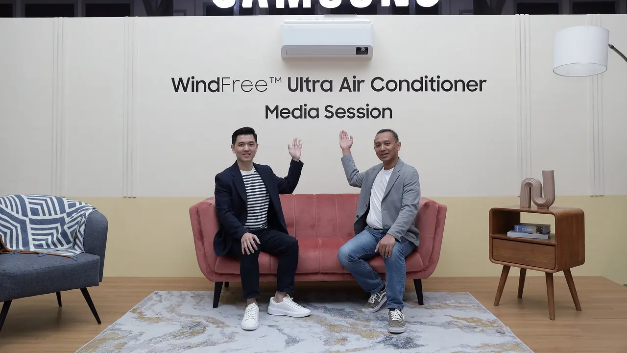 Donny Libra &  Hendy Budihartono Saat Acara Launching Samsung AC WindFree™ Ultra
