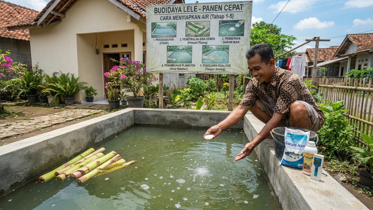 Cara Menyiapkan Air agar Lele Tidak Stres