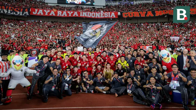 Foto: Ragam Ekspresi Pemain Timnas Indonesia Rayakan Kemenangan Atas Bahrain, Skuad Garuda Jaga Asa Lolos ke Piala Dunia