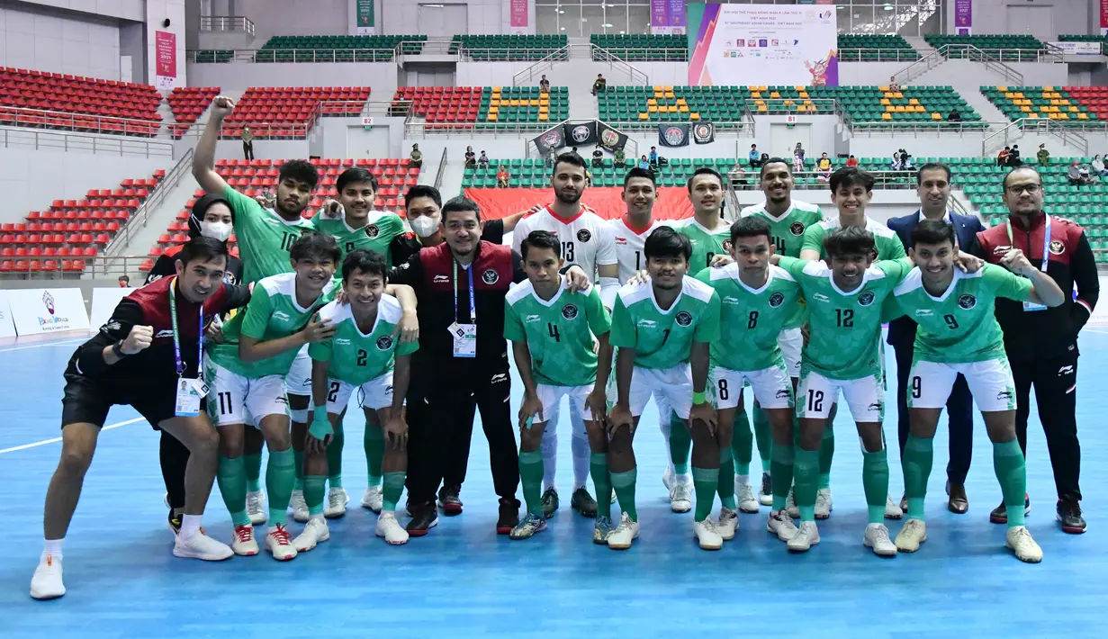 Dengan hasil tersebut, perebutan medali emas dipastikan menjadi sengit. Thailand dan Vietnam masih berpeluang besar meraih medali emas futsal SEA Games 2021. (dok. SEA Games)