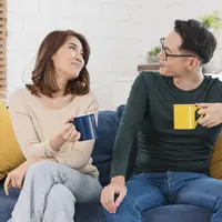 Pasangan dengan komunikasi yang baik (Foto dok : Freepik/our-team).