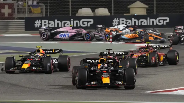 Foto: Red Bull Kuasai Balapan Perdana Formula 1 Musim 2023, Alonso Berikan Kejutan Podium Tiga Bersama Tim Barunya