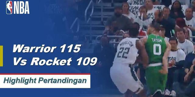 Cuplikan Pertandingan NBA : Warriors 115 vs Rockets 109