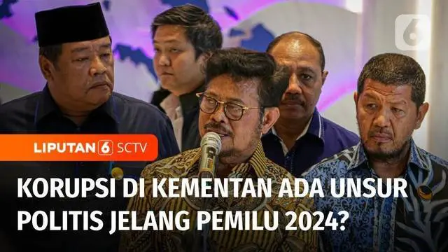 VIDEO: SYL Menambah Daftar Menteri Jokowi yang Terjerat Korupsi, Politisasi Jelang Pemilu 2024?