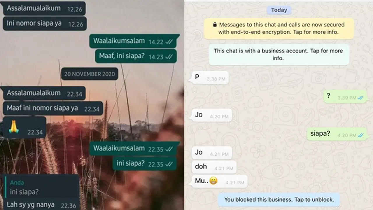 7 Chat WhatsApp dengan Orang Tidak Dikenal Ini Malah Bikin Emosi
