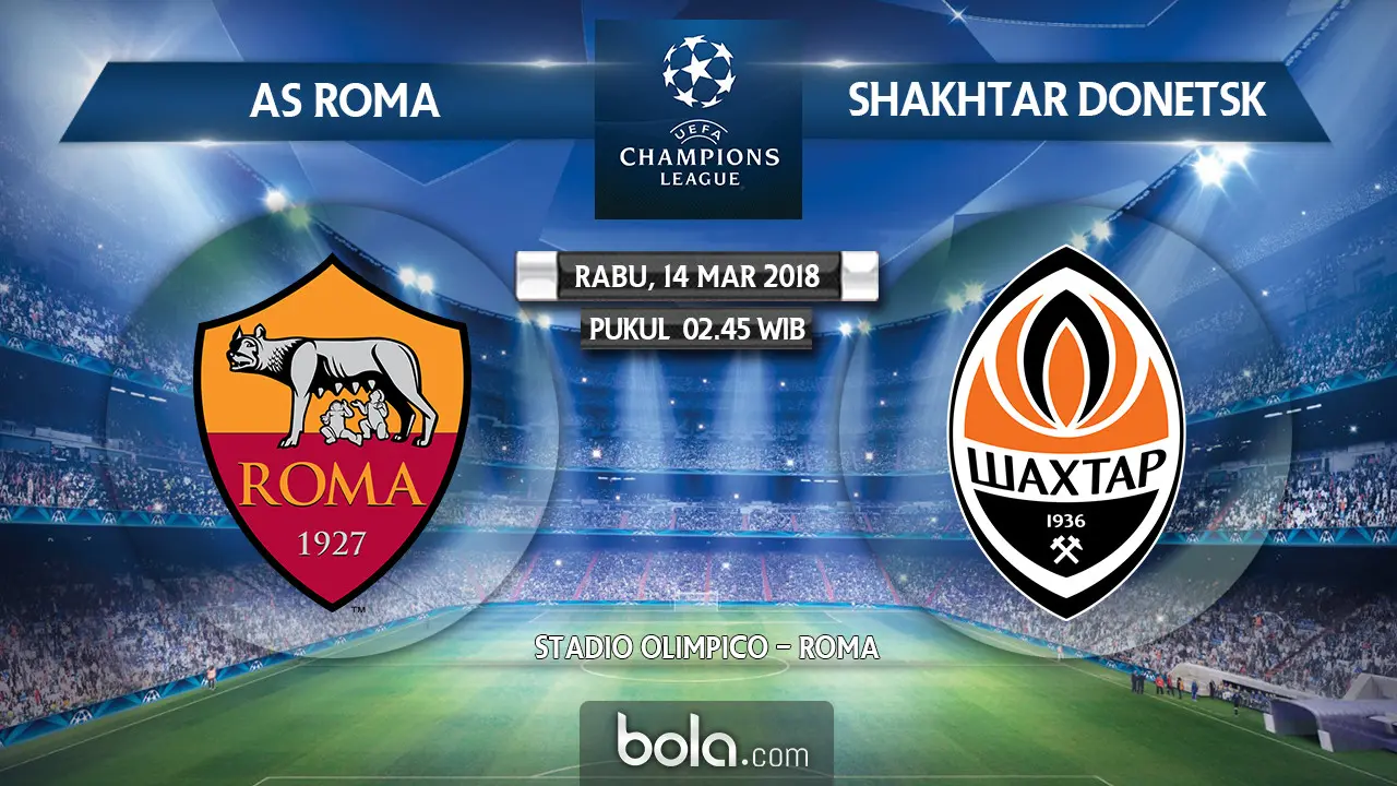 AS Roma Vs Shakhtar Donetsk