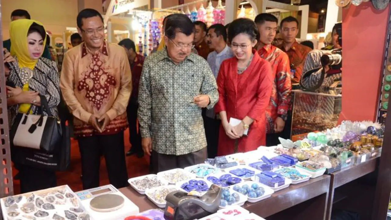 Pameran iCraft di Jakarta Convention Center (JCC) Senayan, Jakarta. 