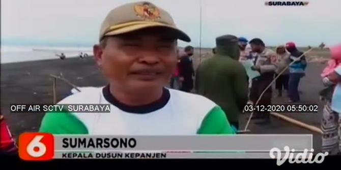 VIDEO: Pemancing Temukan Jenazah Wanita Tanpa Identitas di Pantai Kepanjen Jember