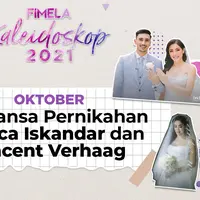 Jessica Iskandar melabuhkan hati kepada Vincent Verhaag, jadi salah satu pernikahan paling disorot di 2021.