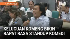 Komite II DPD RI menggelar Rapat Dengar Pendapat dengan Kementerian Perhutanan, Rabu (17/9). Senator asal Jawa Barat, Alfiansyah Bustami alias Komeng bikin ngakak namun tetap memberikan pandangan tajam.