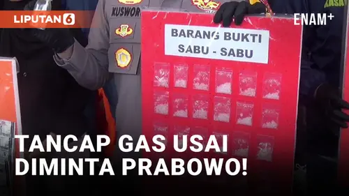 VIDEO: Instruksi Langsung dari Prabowo, Polresta Bandung Tangkap Puluhan Pengedar Narkoba