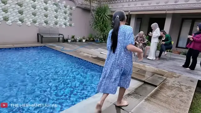 Potret Kolam Renang di Rumah Anang dan Ashanty di Cinere