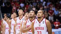 Timnas basket Indonesia pada kualifikasi FIBA Asia Cup. (Dok Perbasi)