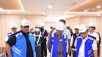 Presiden Komisaris PTPP Andi Gani Nena Wea melakukan kunjungan kerja ke 3 lokasi proyek yang berada di Jakarta dan Tangerang, Kamis (29/9)