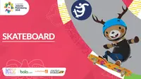 Logo Cabang Baru Asian Games 2018_Skateboard (Bola.com/Adreanus Titus)