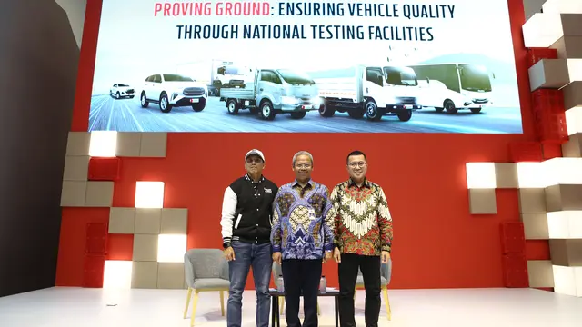 Diskusi “Ensuring Vehicle Quality Through National Testing Facilities” yang digelar bersama Kementerian Perhubungan di GIIAS 2025 (Isuzu)