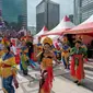 Pertunjukan Festival Indonesia 2024 di Cheonggye Plaza, Seoul, Korea Selatan pada 23 Juni 2024  (Dok KBRI Seoul)