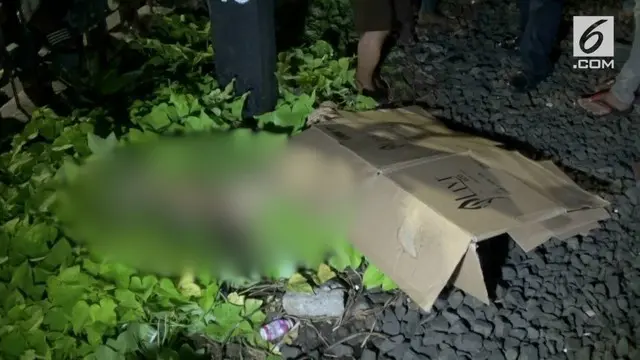 VIDEO: Kakek Bunuh Diri di Rel Kereta Pasar Minggu