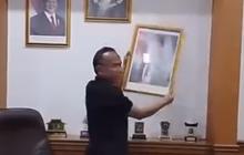 Momen Wakil Ketua DPRD Sukabumi Copot Foto Gibran Usai Putusan MK