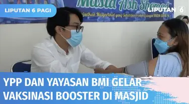 Kegiatan vaksinasi booster yang diadakan YPP SCTV-Indosiar dan Yayasan Bahtera Maju Indonesia di Masjid Ash Shomad disambut antusias oleh warga. Terlebih kegiatan ini juga membantu masyarakat yang akan mudik.