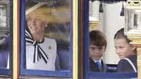 Kate Middleton di Trooping the Colour 2024. (Jonathan Brady/PA via AP)