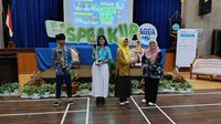 Guna mendorong Sekolah Adiwiyata agar berkontribusi langsung dalam pengelolaan sampah, lomba SpeakUp dan Kreasi Daur Ulang di SMA Negeri 6 Yogyakarta, Kamis (20/3/2025).