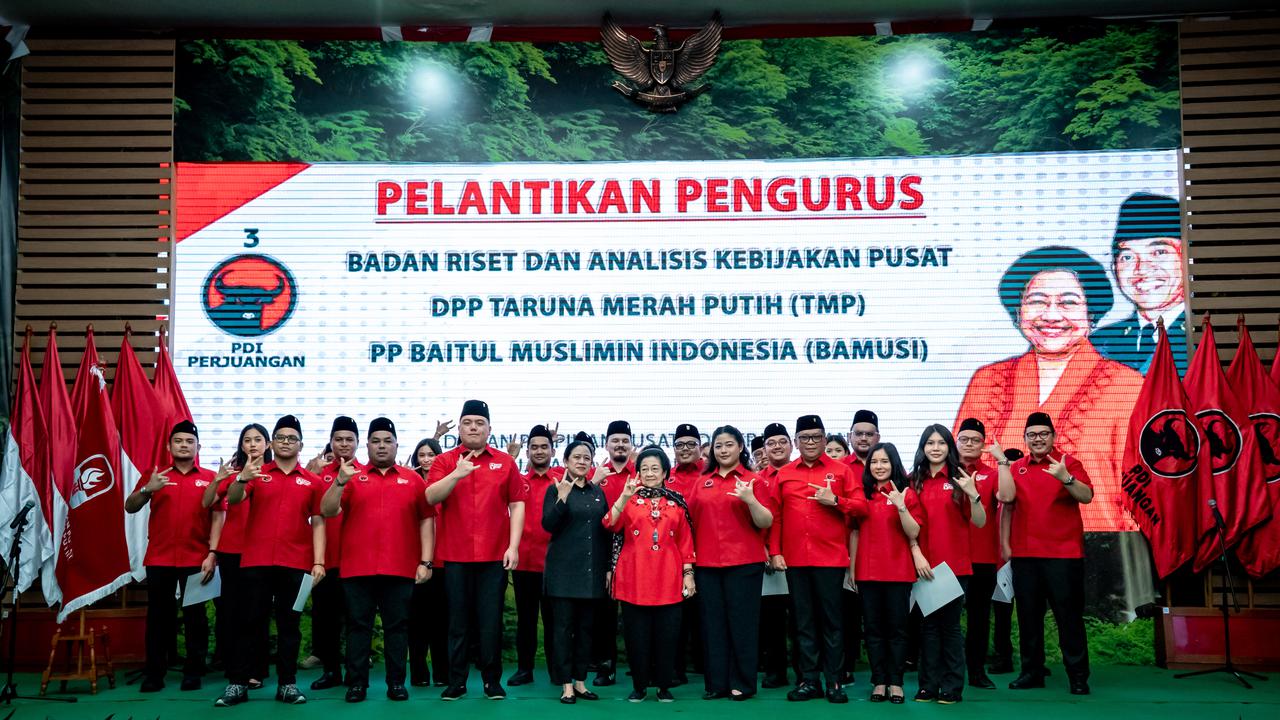PDIP Lantik TMP, Fokus Rangkul Generasi Muda