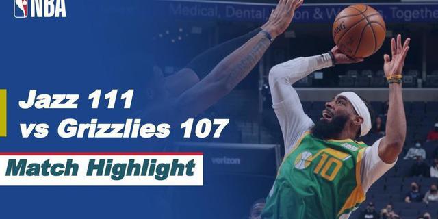 VIDEO Highlights NBA: Utah Jazz Sulit Terbendung, Memphis Grizzlies Dibungkam 107-111