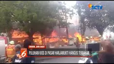 Kencangnya tiupan angin dan banyaknya material yang mudah terbakar membuat api menjalar dengan cepat dalam hitungan menit.