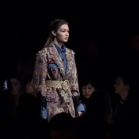 Sebagai model kelas Internasional, Gigi Hadid kian didapuk menjadi salah satu model brand fesyen ternama di dunia. (AFP/Bintang.com)