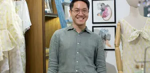 Koleksi busana Anthony Tandiyono di Fimela Fest 2018 (Fimela.com/Daniel Kampua)