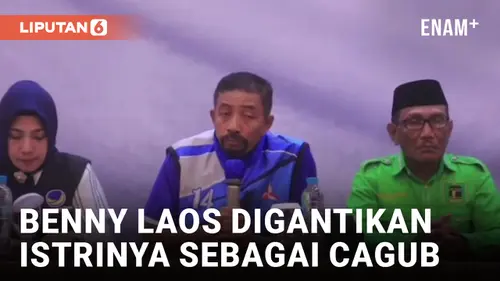 VIDEO: Istri Benny Laos Resmi Jadi Cagub Maluku Utara