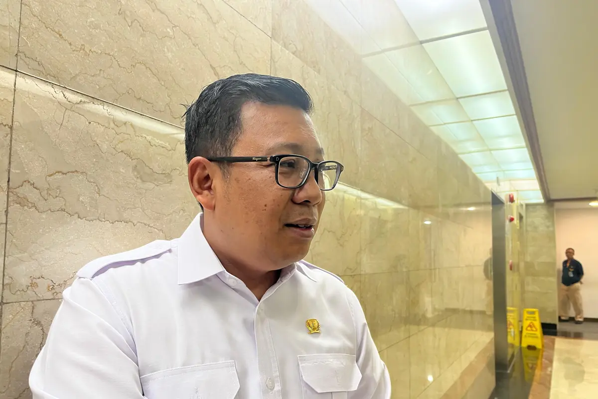 Kepala Badan Pangan Nasional (Bapanas) Arief Prasetyo Adi di Kantor Kementerian Koordinator Bidang Pangan, Jakarta, Selasa (15/7/2025). (Arief/Liputan6.com)