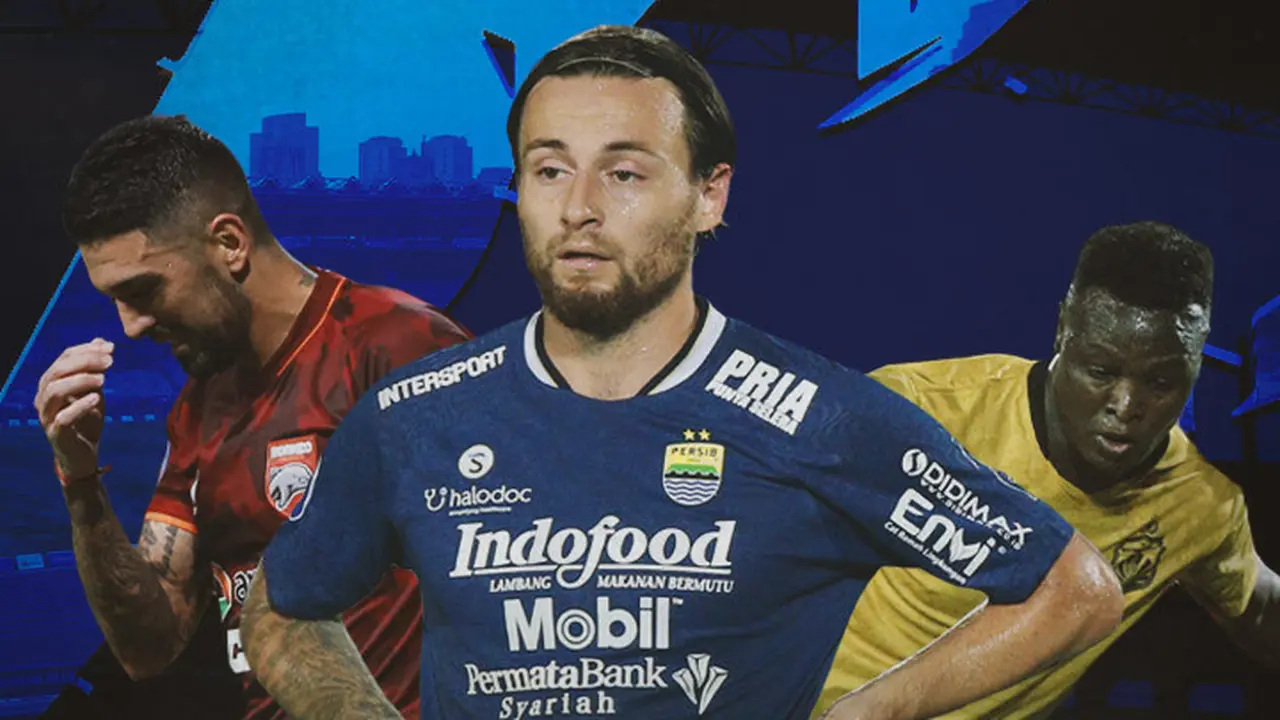 BRI Liga 1 - Jonathan Bustos, Marc Klok, Ezechiel N'Douassel