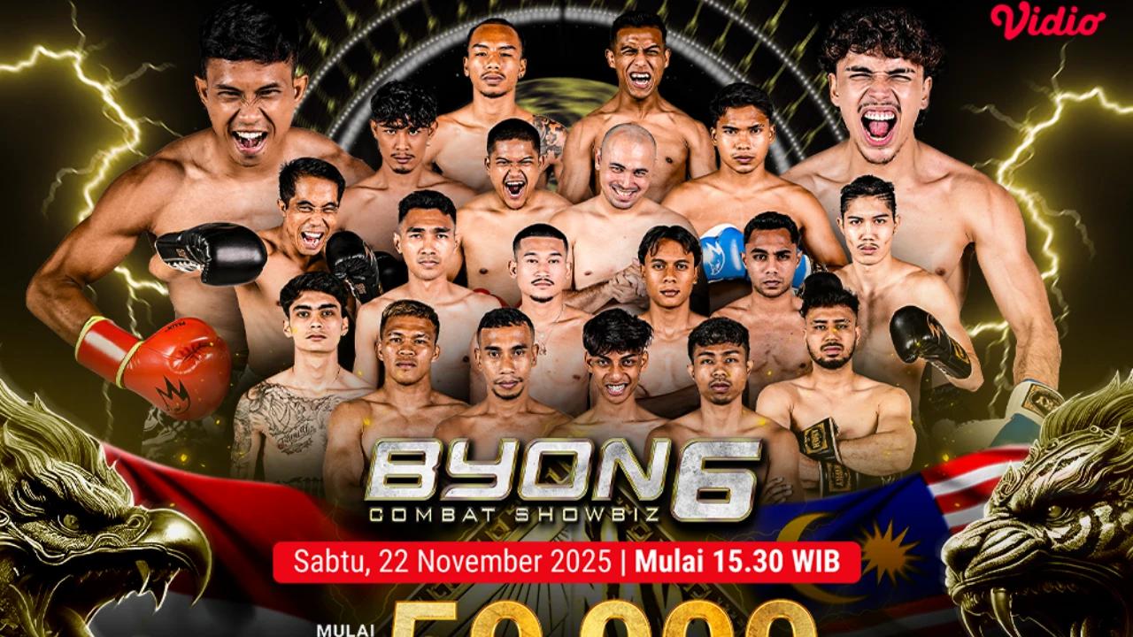 Jelang BYON Combat Showbiz 6: Simak Daftar Fighter yang Akan Tampil, Tayang Akhir Pekan Ini di Vidio